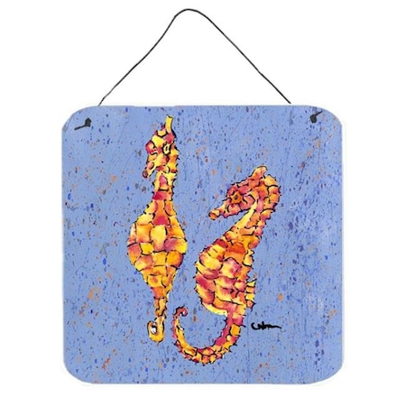 Seahorse Seahorse Aluminium Metal Wall Or Door Hanging Prints